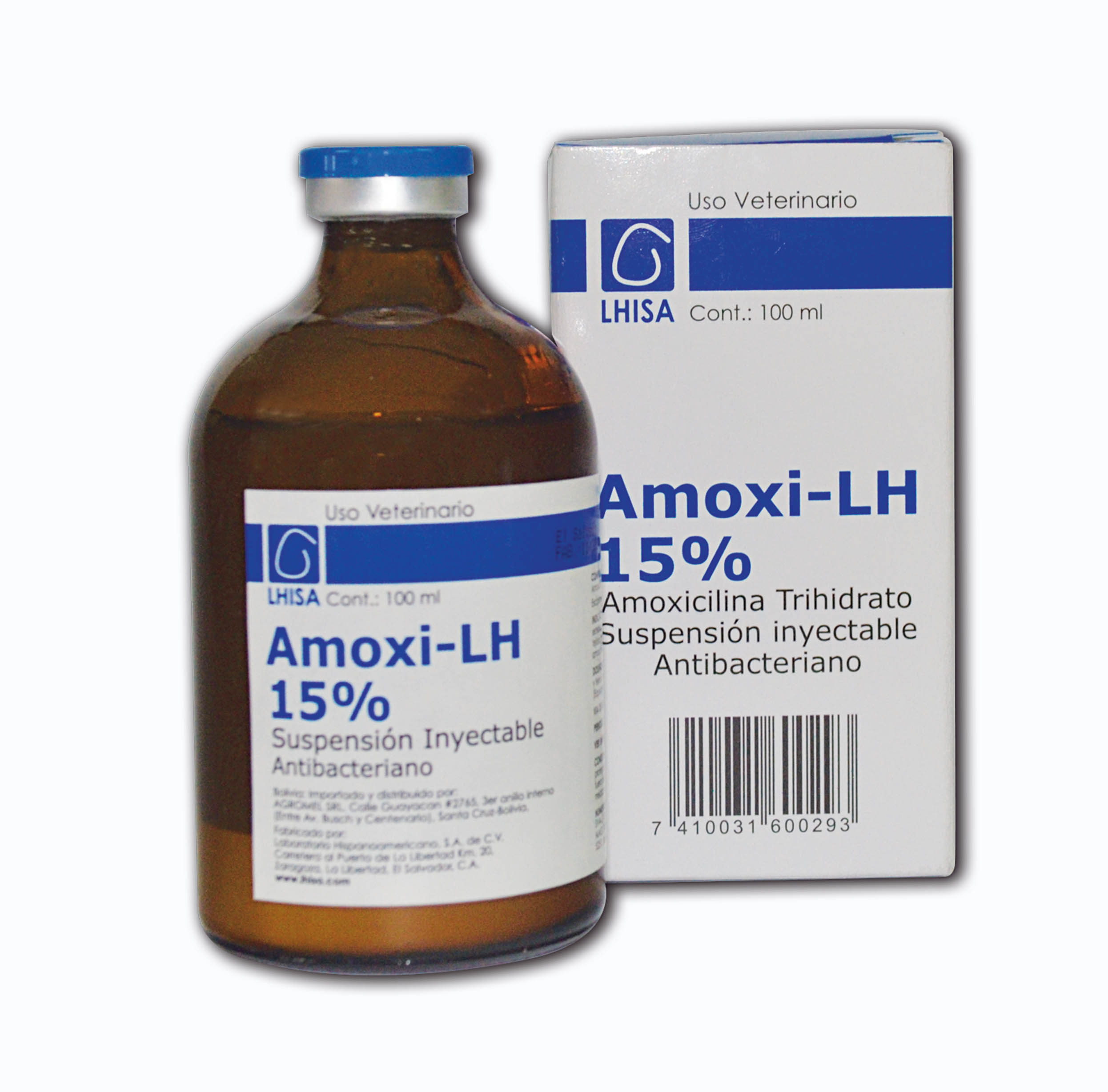 AMOXI-LH-15 inyectable amoxicilina trihidrato para infecciones bacterianas